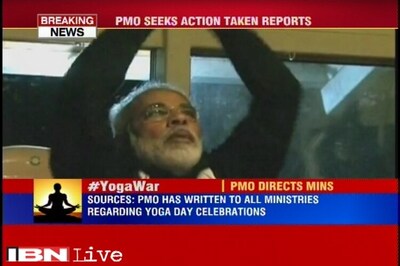 PMO writes to all ministries, seeks action taken reports from all departments on Yoga Day