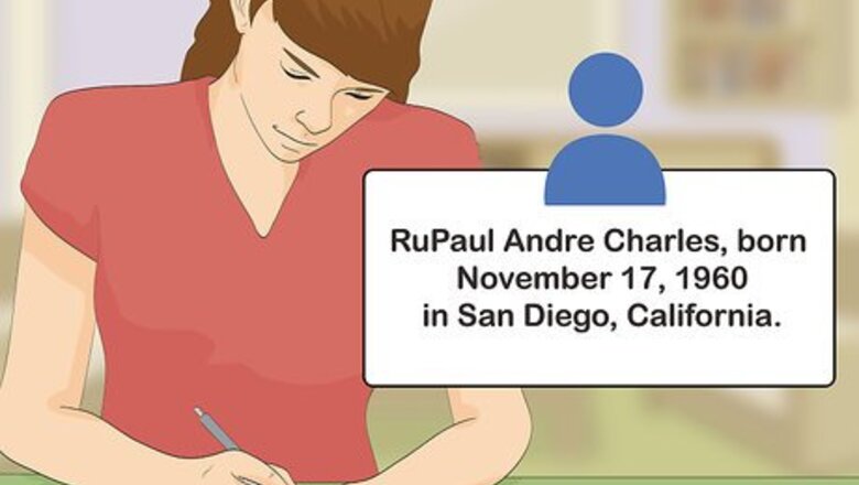 How to Outline a Biography