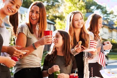 US Woman Throws Lavish Party With Music, Bouncy Castle For Late Husband