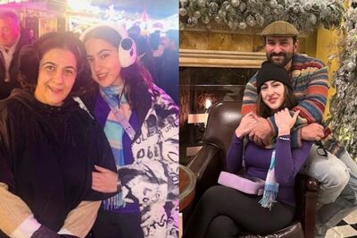 Sara Ali Khan Celebrates Christmas With Mother Amrita Singh And Father Saif Ali Khan, Misses Brother Ibrahim; Pics