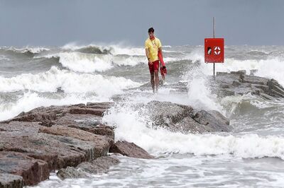 2020's First Hurricane Hanna Roars Ashore In Coronavirus-Hit Texas In US