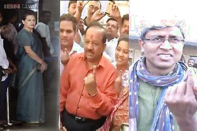Lok Sabha elections: Top leaders become early voters