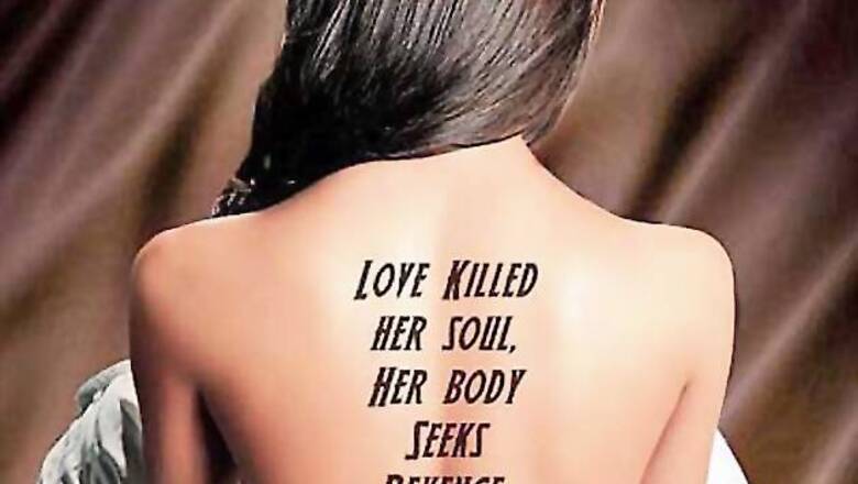 Hate Story: Paoli's bare back posters painted blue