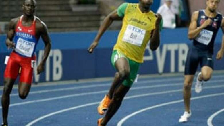 Usain bolts to another record, bags 200m gold