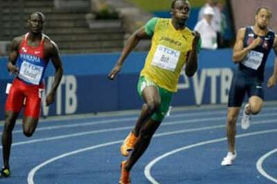 Usain bolts to another record, bags 200m gold