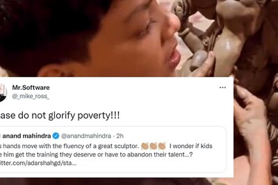 Anand Mahindra Slammed for 'Glorifying' Poverty After Sharing Video of Child Sculptor