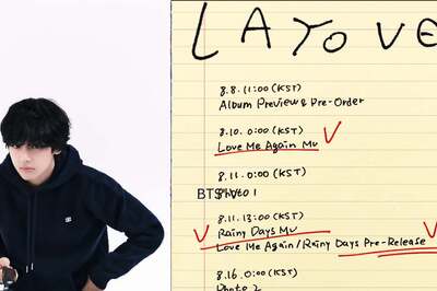 BTS' V Gears Up For First Solo Album 'Layover', Reveals Promotion Schedule