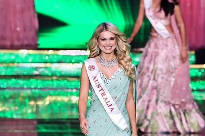 When Miss World Australia 2022 Kristen Wright Made Heads Turn In A Saree