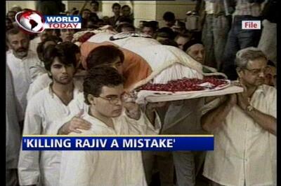 Killing Rajiv was a mistake: former Tamil Tiger