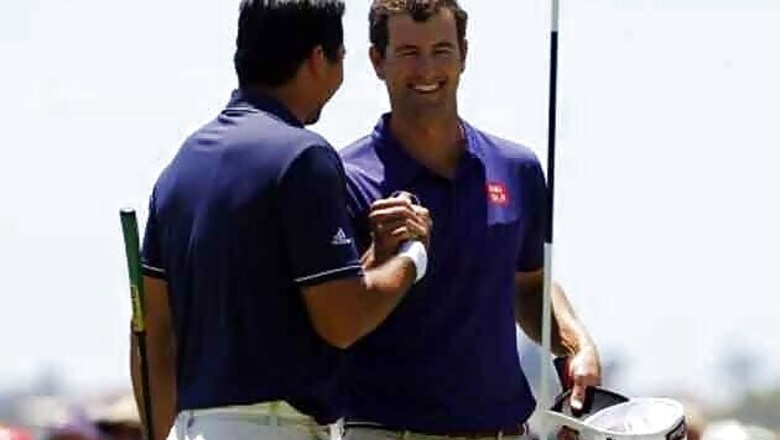 Adam Scott wows the Sydney crowds with sizzling 62