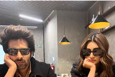 Kartik Aaryan, Kriti Sanon Indulge in Fun Social Media Banter During Shehzada Shoot