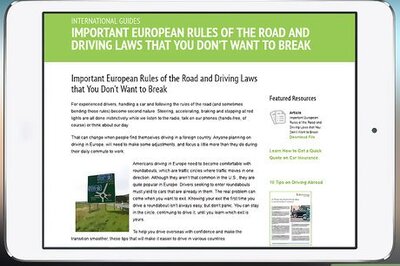 How to Adjust to Driving a Car on the Right Side of the Road