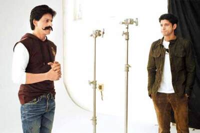 Snapshot: Shah Rukh Khan sports a handlebar mustache for MARD campaign