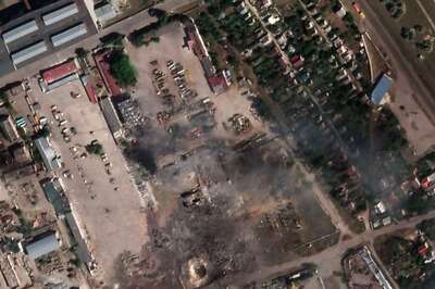 Ukraine Confirms Conducting Strikes On Russian Ammo Depot In Nova Kakhovka