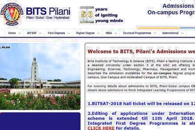 BITSAT 2018 Admit Card releasing today at bitsadmission.com; Exams begin 16th May 2018