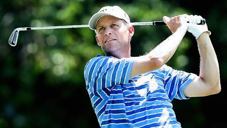 Hansen joins Panuphol at top with hat-trick of late birdies
