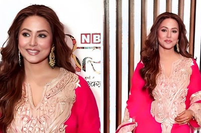 Hina Khan Embraces Her Kashmiri Roots In A Bold Pink Tilla Work Salwar Kurta Set