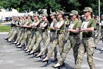 Ukraine's Female Soldiers Made to Parade in Heels; Cabinet Calls Out the 'Sexism'