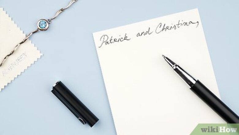 How to Sign a Wedding Card