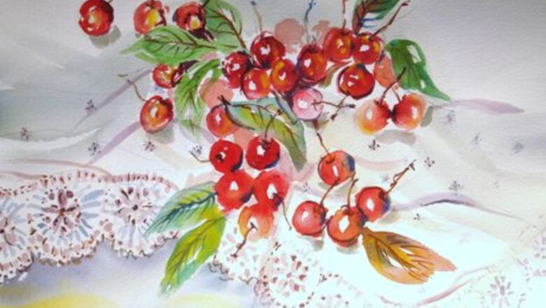 How to Paint Luscious Cherries in Watercolor