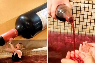 This Amusement Park In Japan Allow Visitors To Take A Dip In Red Wine Pool