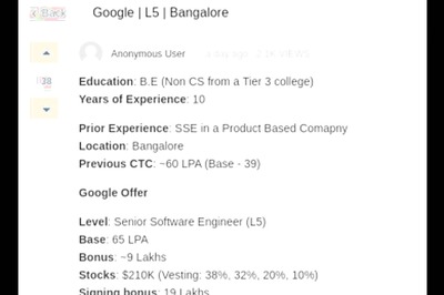 Bengaluru Engineer's 65 LPA Google Package Goes Viral, Techies Not Impressed