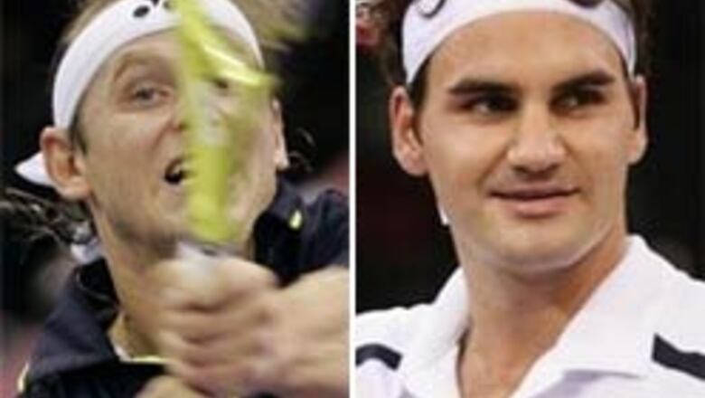 Federer, Nalbandian enter Madrid semis