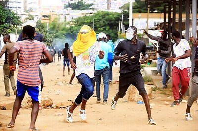 Opposition marches against Ivory Coast president's candidacy