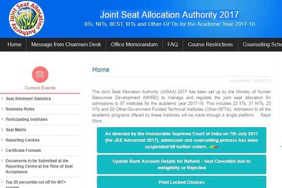JoSAA Round 3 Seat Allotment Results Declared: Last Day for Acceptance/ Withdrawal is July 13 Till 1 pm