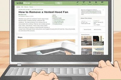 How to Remove a Vented Hood Fan