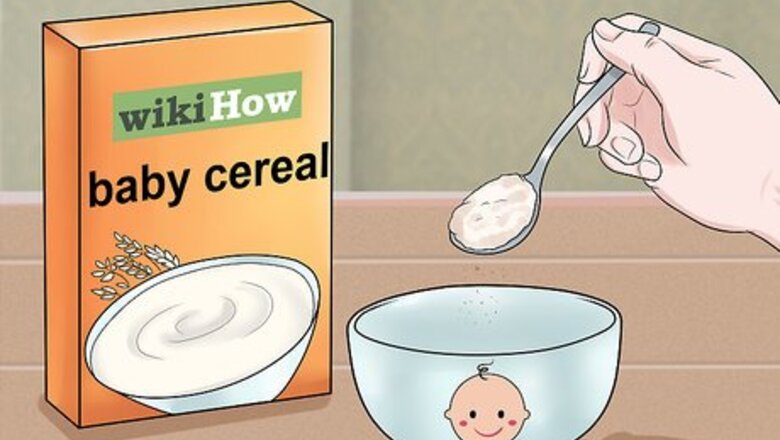 How to Mix Baby Cereal