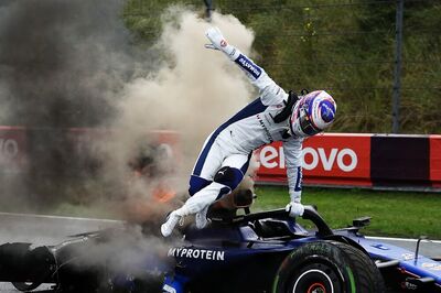 Dutch Grand Prix: Williams' Logan Sargeant Involved in Fiery Car Crash at Final Practice - WATCH
