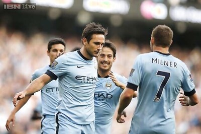 Manchester City look to escape trouble in Champions League