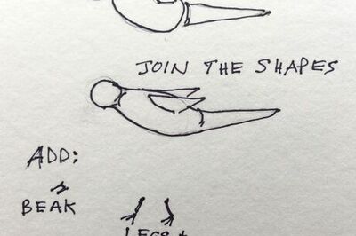 How to Draw and Paint Crows in a Tree