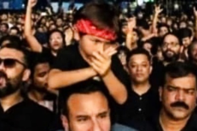 Saif Ali Khan Enjoys Concert With Taimur On His Shoulder In This Unseen Pic  And Internet Is Smitten