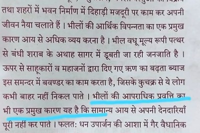 MP Question Paper Mentions Bhil Tribe Members as Criminals and Drunkards; Kicks Up a Row