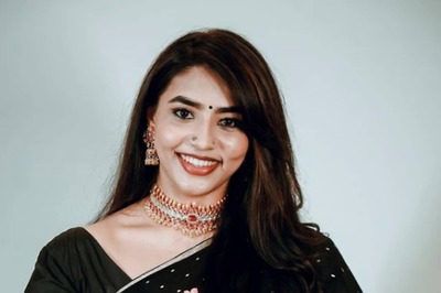 Kantara Actress Sapthami Gowda Looks Drop-Dead Gorgeous In Black Embroidered Saree