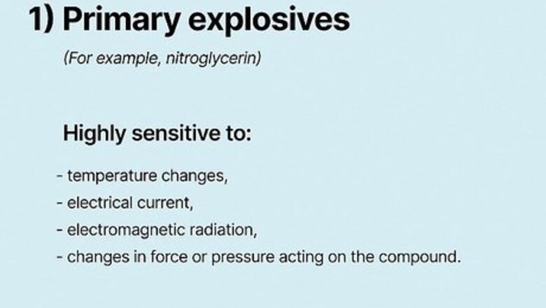 How to Study the Chemistry of Explosives