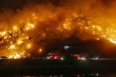 Bhalswa Landfill Remains Under Fire on Day 2, Blaze Unlikely to be Doused by Thursday; Fine Imposed on NDMC
