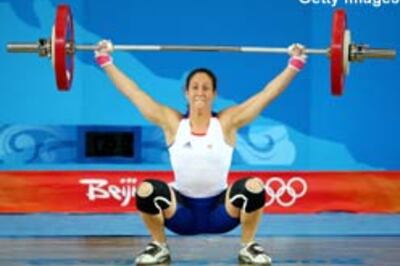 Women weightlifters raise bar in beauty stakes