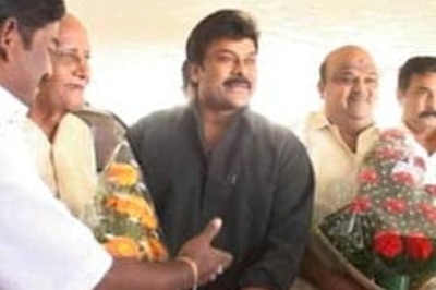 Political plunge: Chiranjeevi inaugurates party office