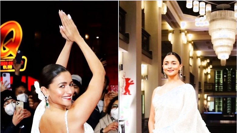 Alia Bhatt Makes Her Grand Entry At Berlinale Red Carpet With Gangubai 'Namaste' Pose; See Pics