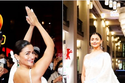 Alia Bhatt Makes Her Grand Entry At Berlinale Red Carpet With Gangubai 'Namaste' Pose; See Pics