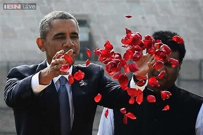 Obama pays tributes to Mahatma, calls him rare gift to world