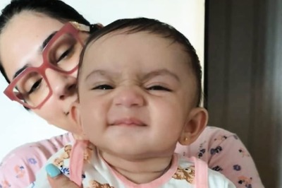Disha Parmar's Daughter Navya Makes Cute Face In This Candid Photo