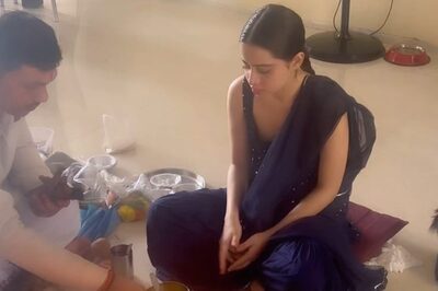 Urfi Javed Holds Hawan At Home, Sports Traditional For Ayodhya Ram Mandir Inauguration | Watch