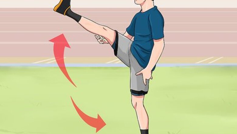 How to Kick a Good Drop Punt in Football