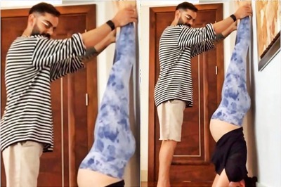 Pregnant Anushka Sharma Performs Shirshasana with Virat Kohli's Support, See Pic