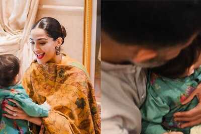 Sonam Kapoor Holds Vayu Close As She Shares Glimpses From His First Birthday Celebration; Photos