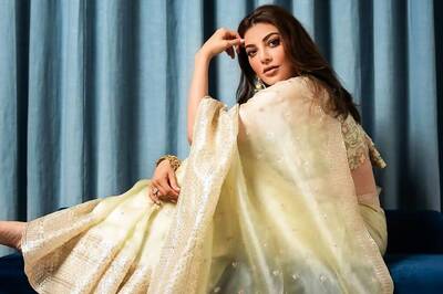 Kajal Aggarwal Dazzles In XITI Weaves For Satyabhama Pre-Glimpse Event